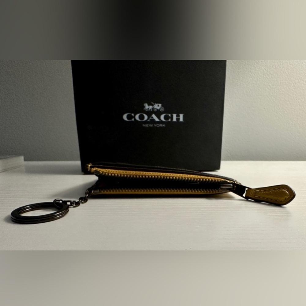 Coach Leather Mini Id Card Case - Picture 6 of 8